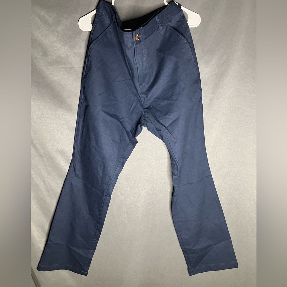 Old Navy Navy Blue High-Rise Flare Pants